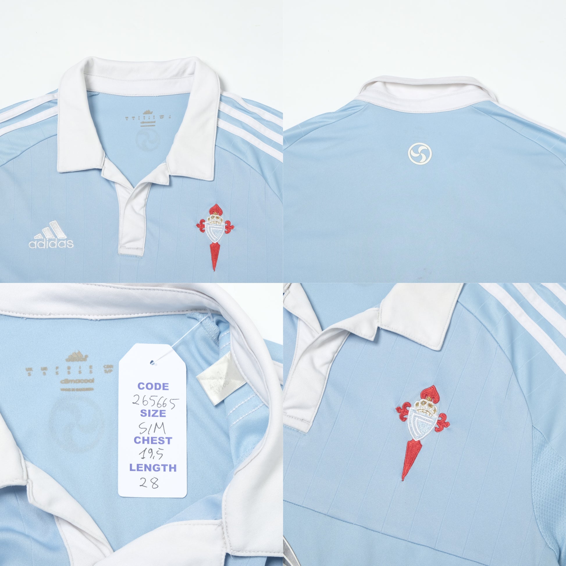 2015/16 Celta Vigo Home Shirt Adidas (S/M)