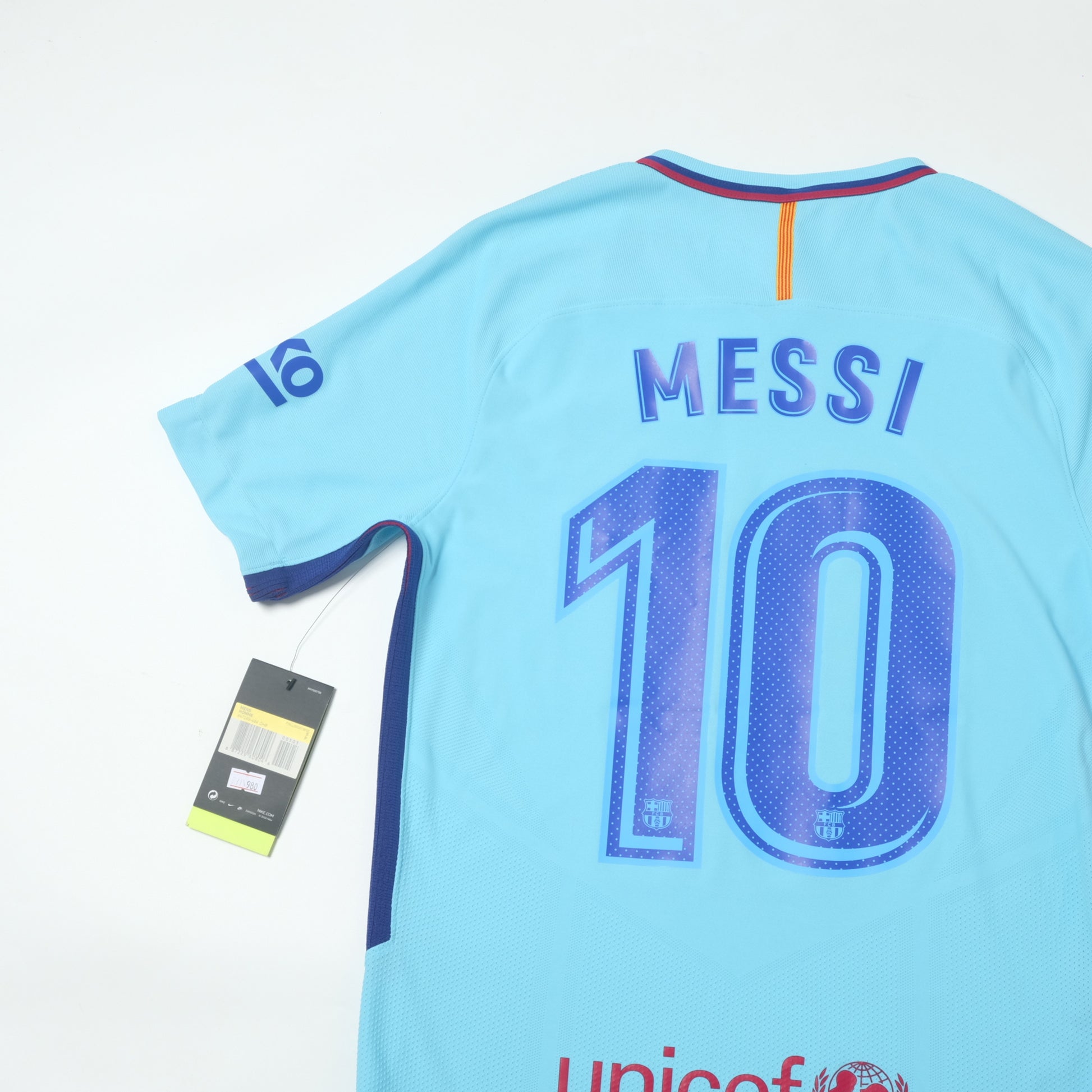 2017/18 Barcelona Away Shirt Nike Messi BNWT (S/M)