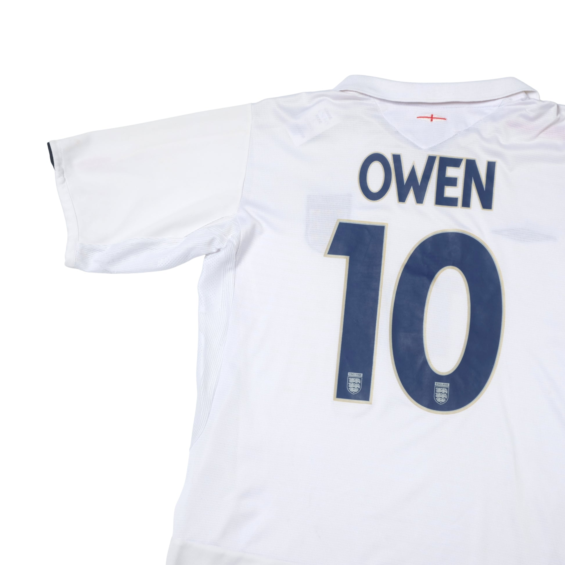 2006/08 England Home Shirt Umbro Owen (L)