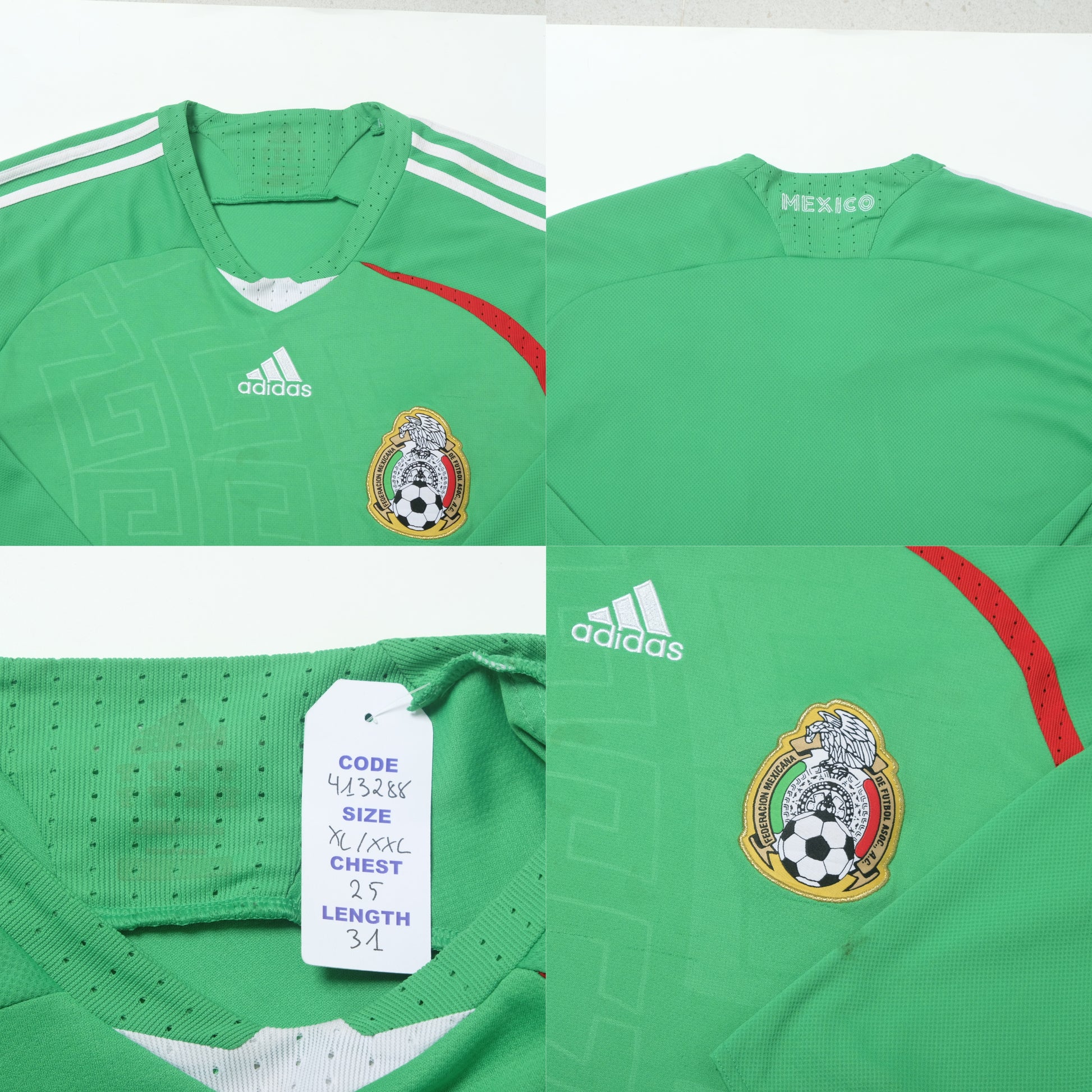 2008/09 Mexico Home Shirt Adidas (XL/XXL)