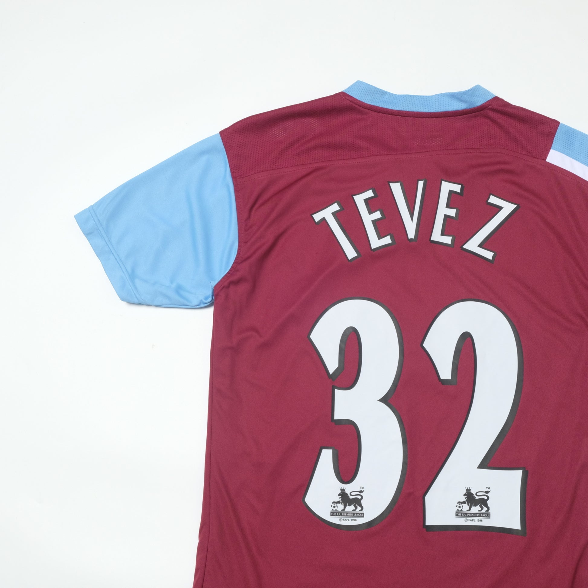 2005/07 West Ham Home Shirt Reebok Tevez (S)