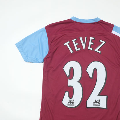 2005/07 West Ham Home Shirt Reebok Tevez (S)