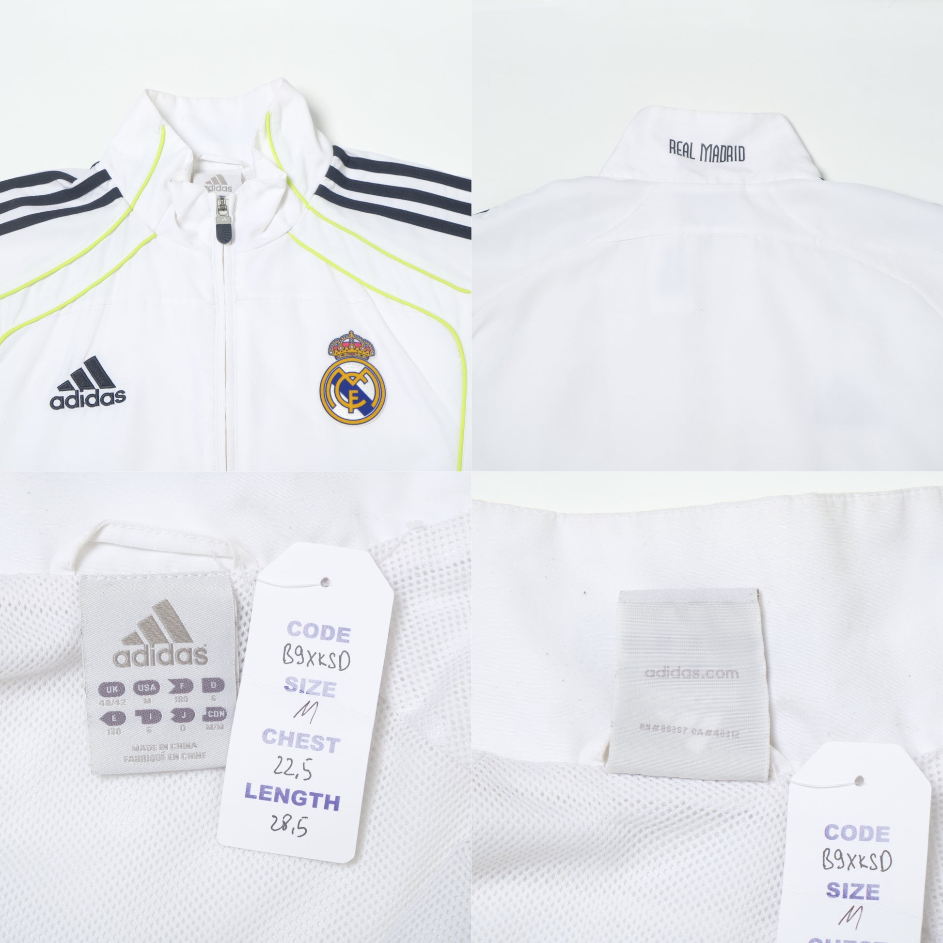 2010/11 Real Madrid Track Jacket Adidas (M)