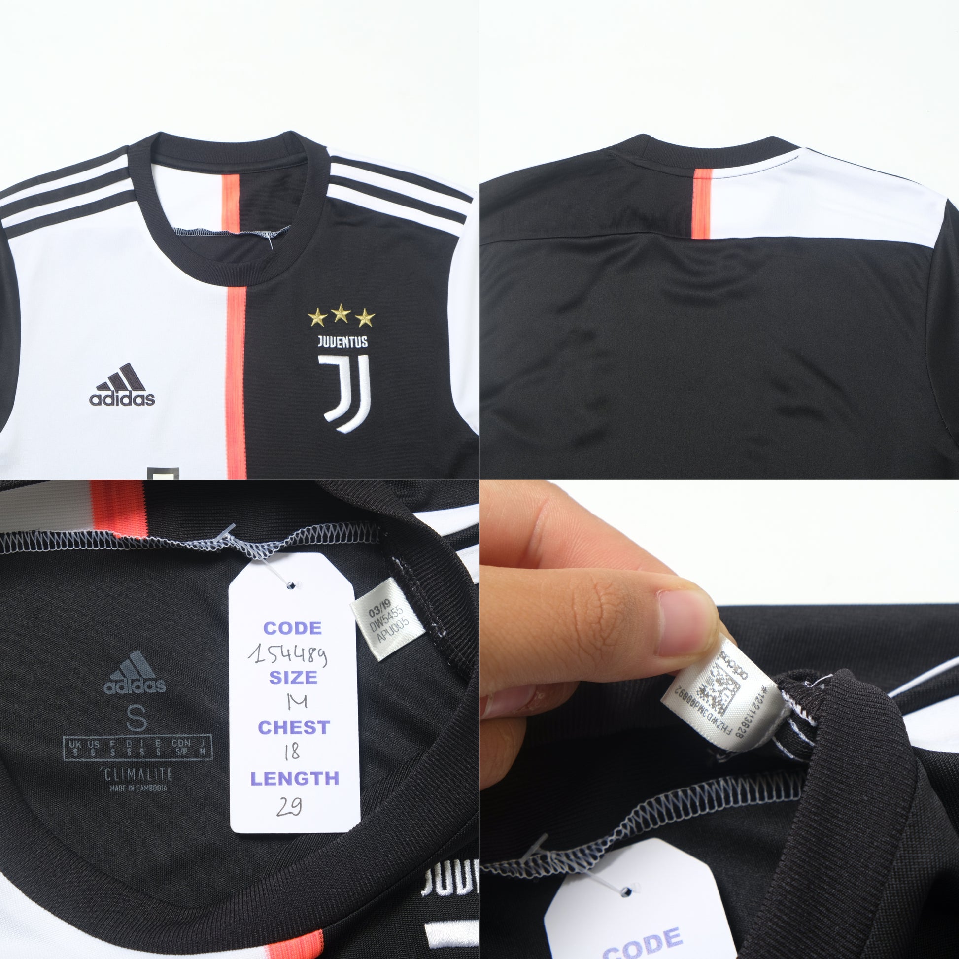 2019/20 Juventus Home Shirt Adidas (M)