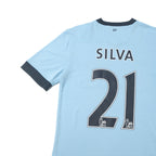 2014/15 Manchester City Home Shirt Nike David Silva (S)
