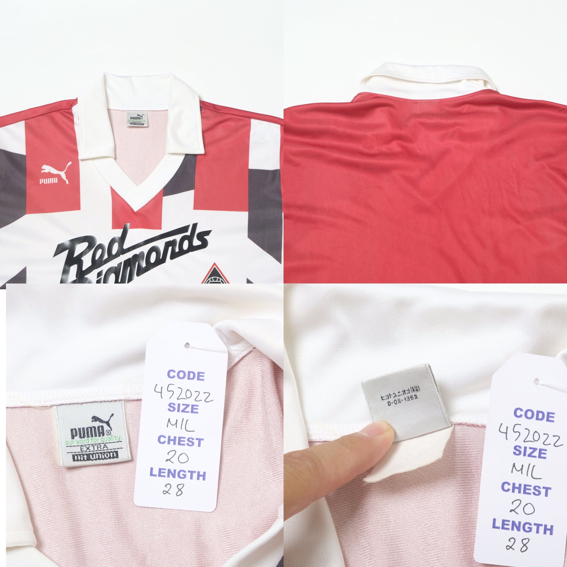 1992 Urawa Red Diamonds Home Shirt Puma J-League (M/L)