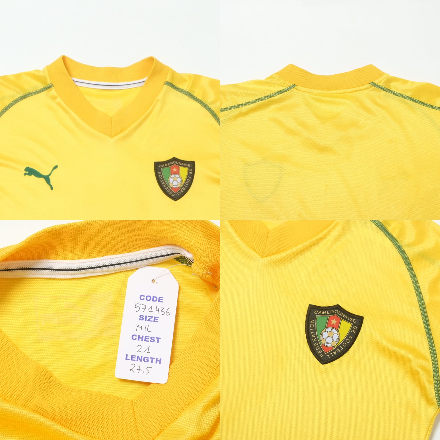 2000/02 Cameroon Training Shirt Puma (M/L)