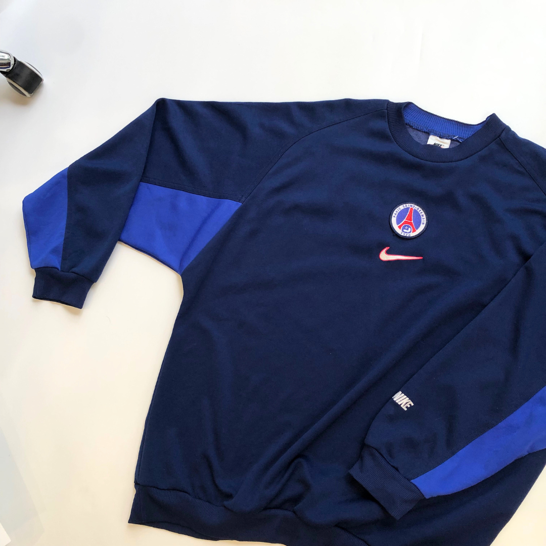 PSG Original Training Sweatshirt 1990s Nike Large/XL