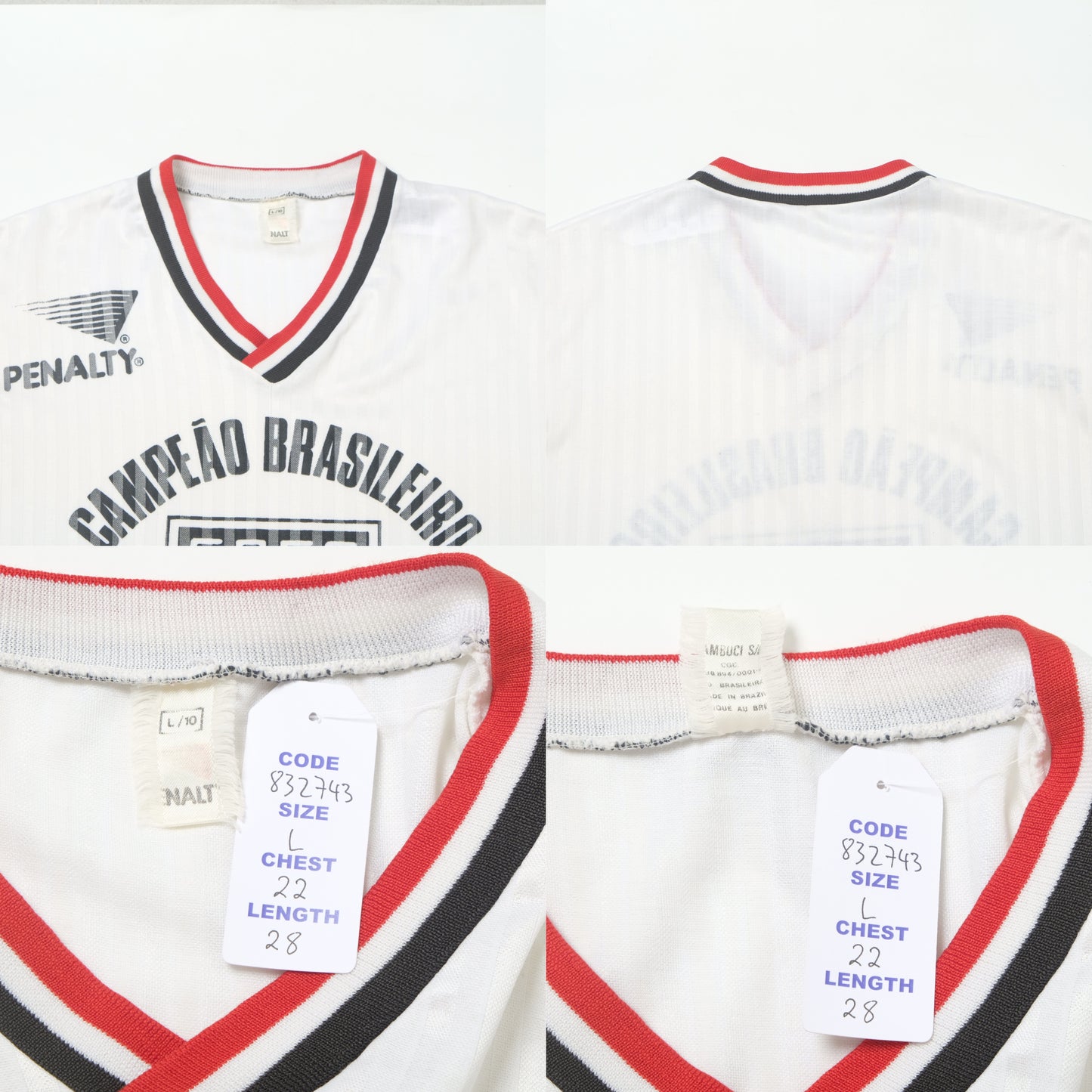 1990s Sao Paulo Training Shirt Penalty Brazil (L)
