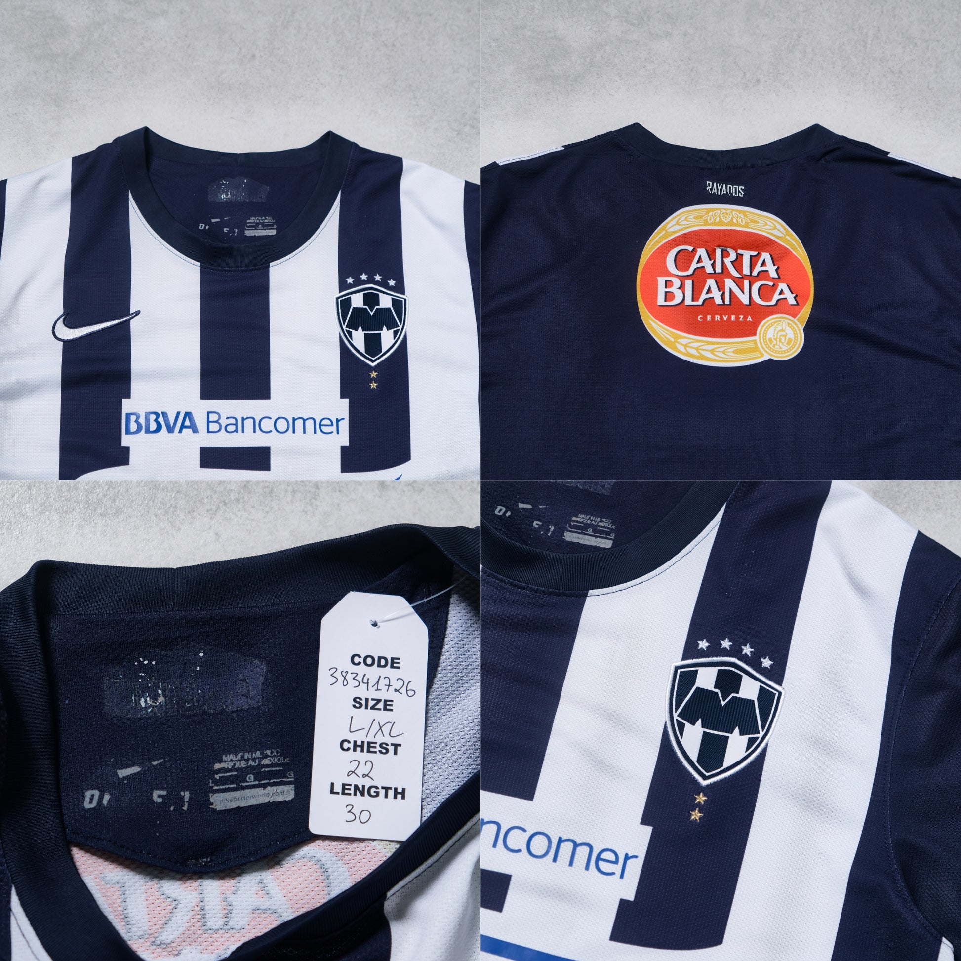 2012/13 Monterrey Rayados (Mexico) Home Shirt Nike (L/XL)