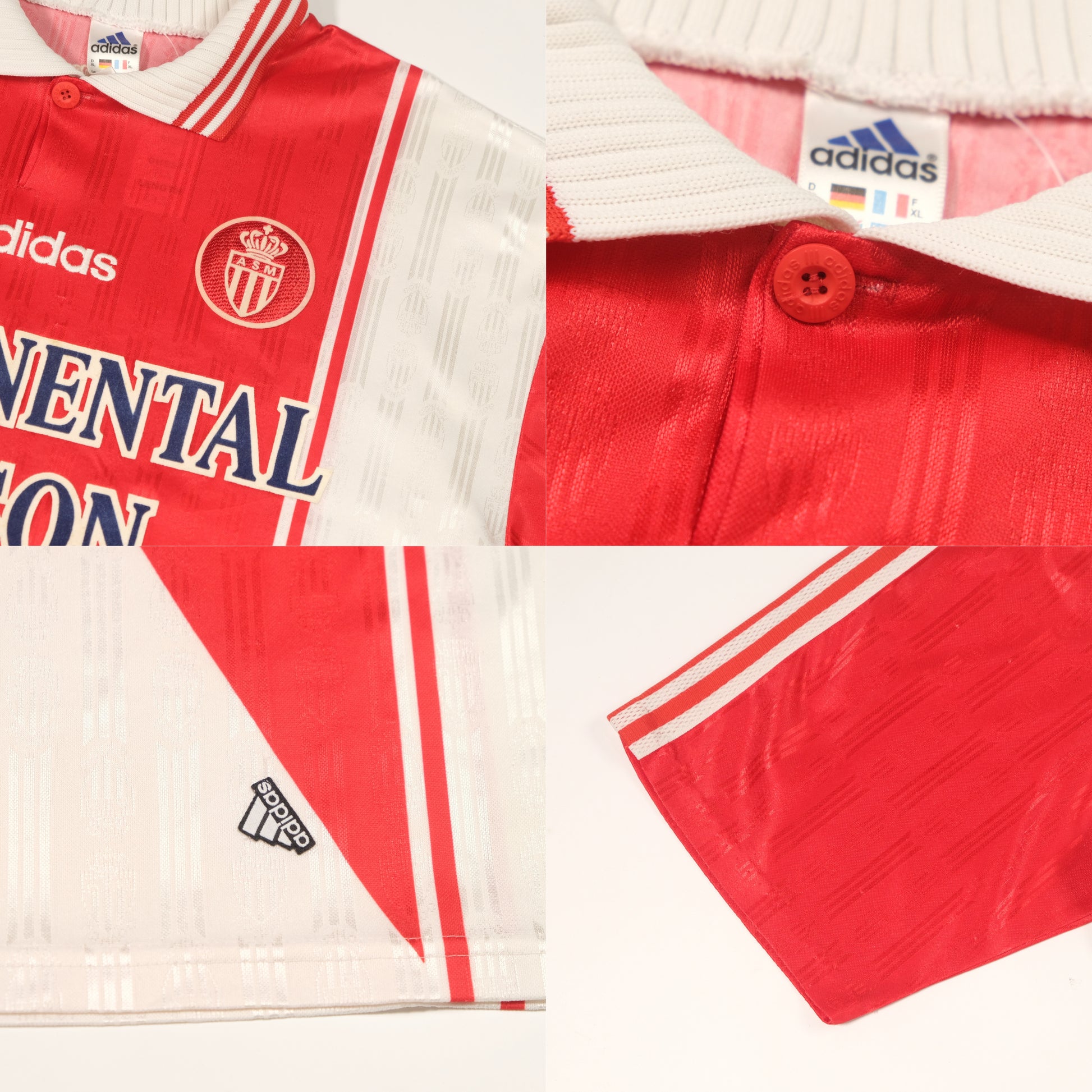 1997/98 Monaco Home Shirt Adidas (XL)