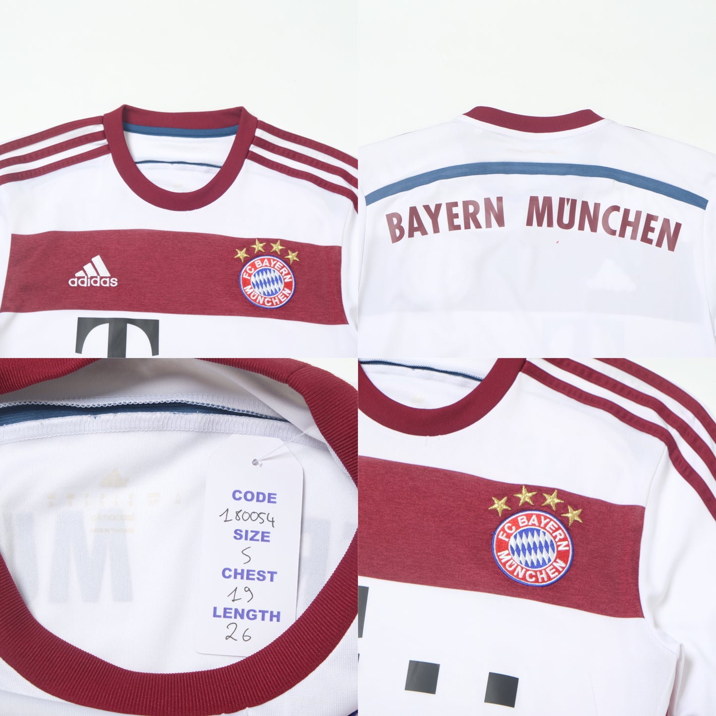 2014/15 Bayern Munich Away Shirt Adidas (S)