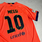 2014/15 Barcelona Away Shirt Nike Messi (M)