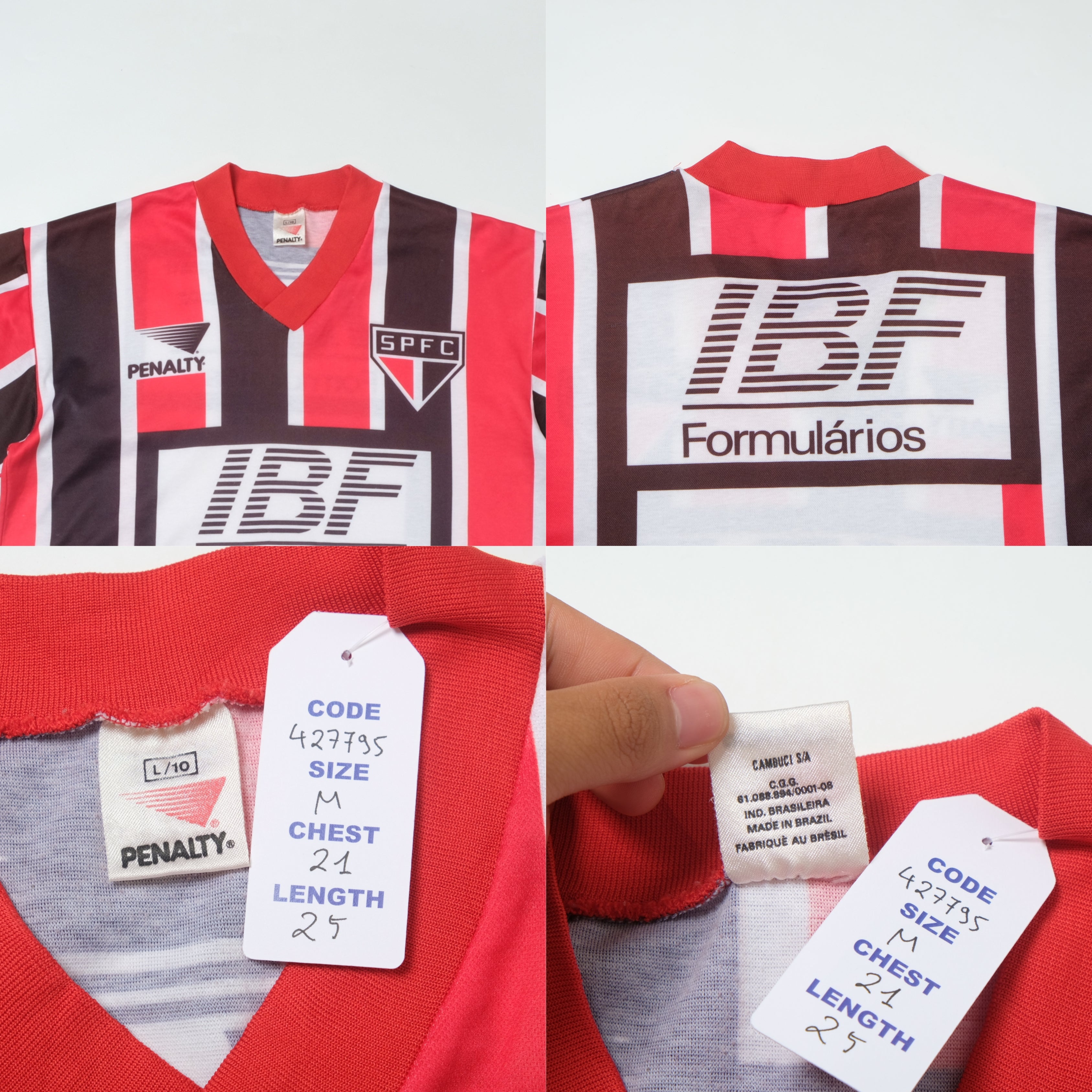 1992 Sao Paulo Away Shirt Penalty (M)