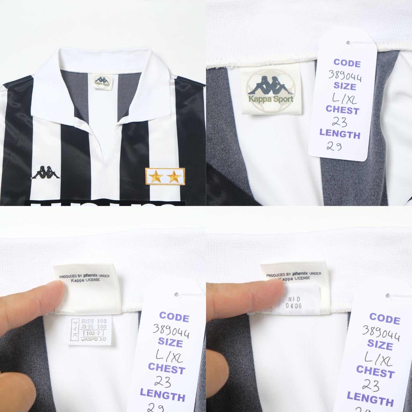 1989/90 Juventus Home Shirt Kappa (L/XL)