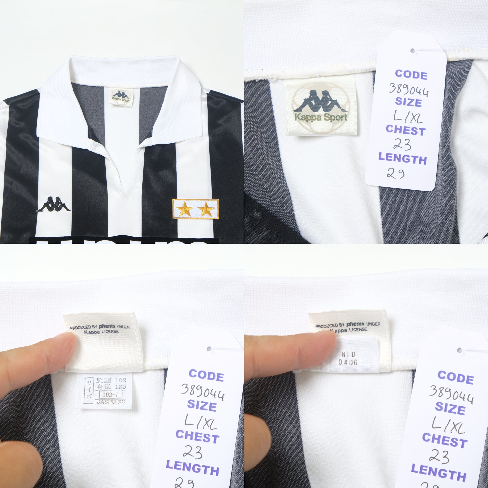 1989/90 Juventus Home Shirt Kappa (L/XL)