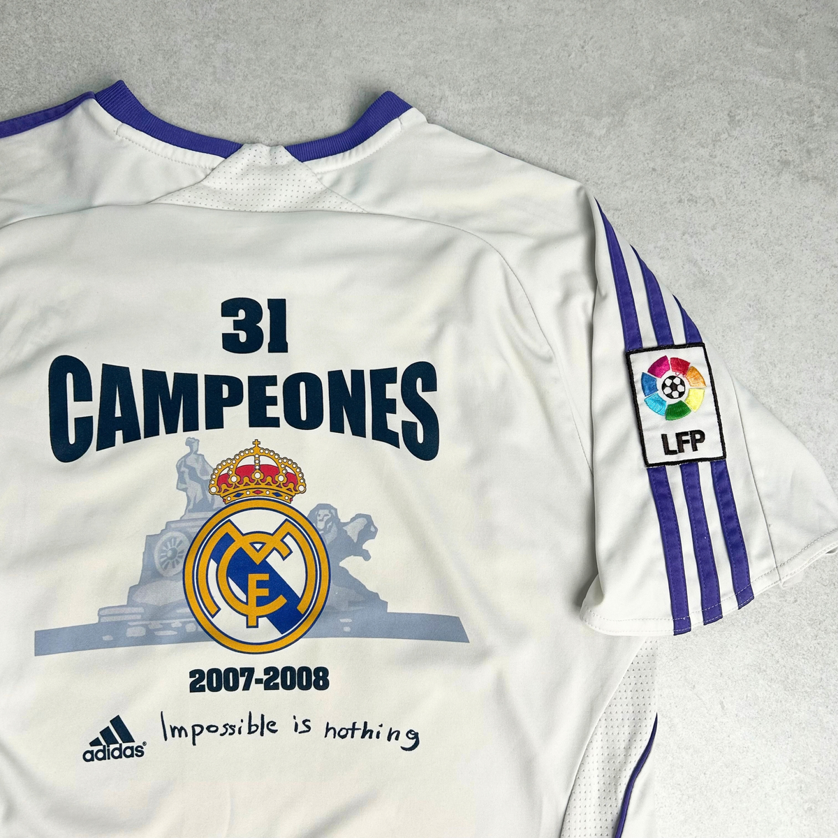 2007/08 Real Madrid 'Campeones' Home Shirt Adidas (S/M)