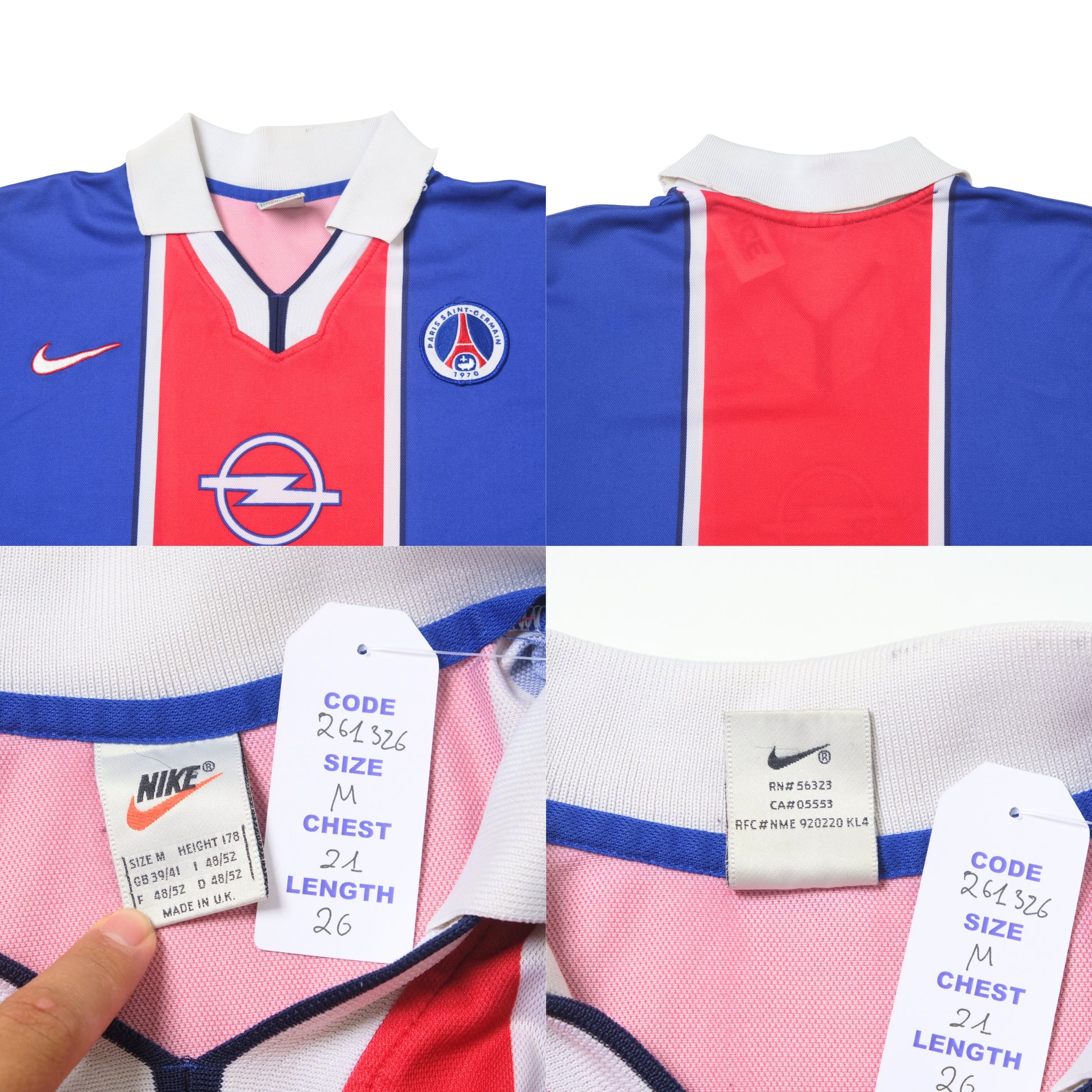 1997/98 PSG Home Shirt Nike (M)