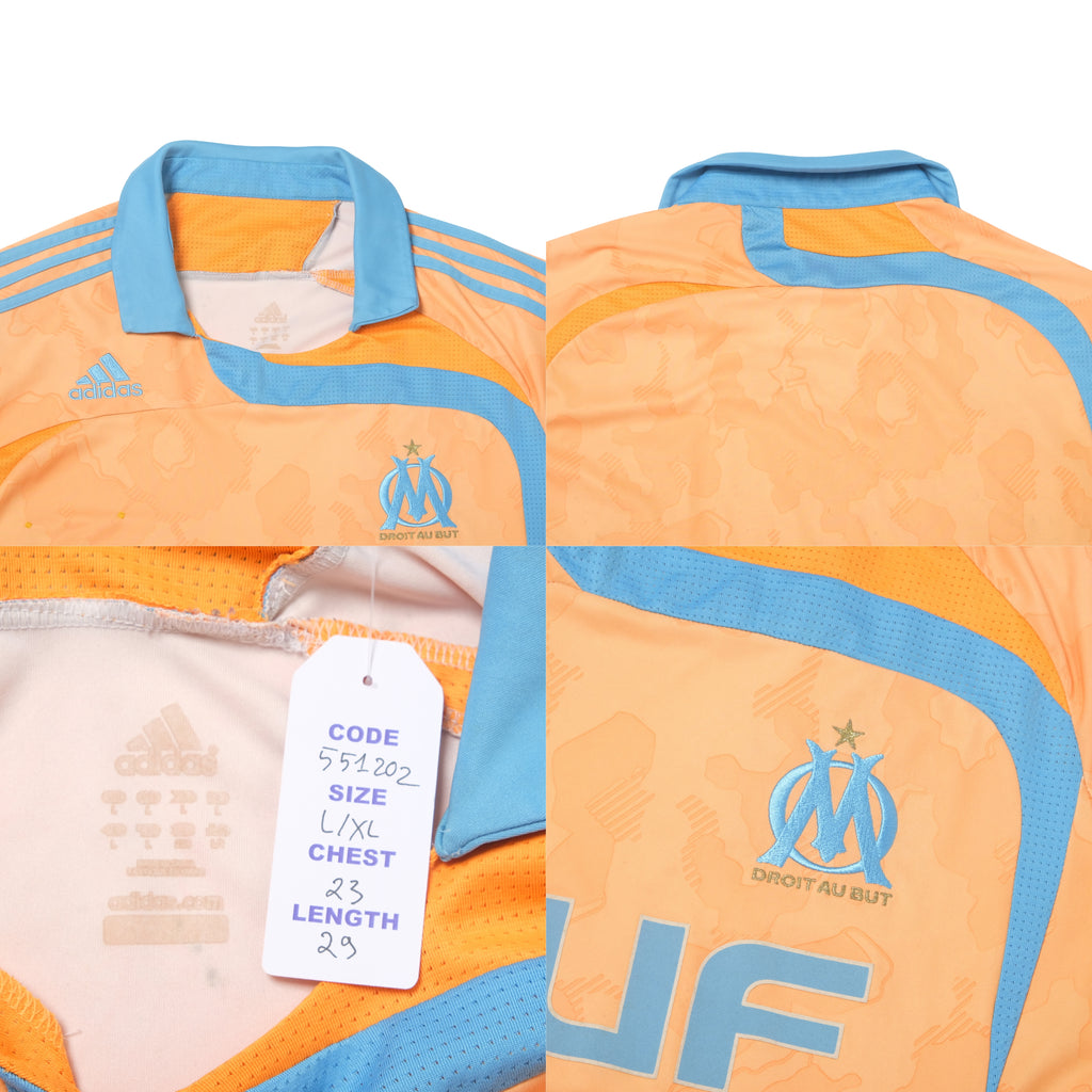 2007/08 Olympique Marseille Third Shirt Adidas (L/XL)