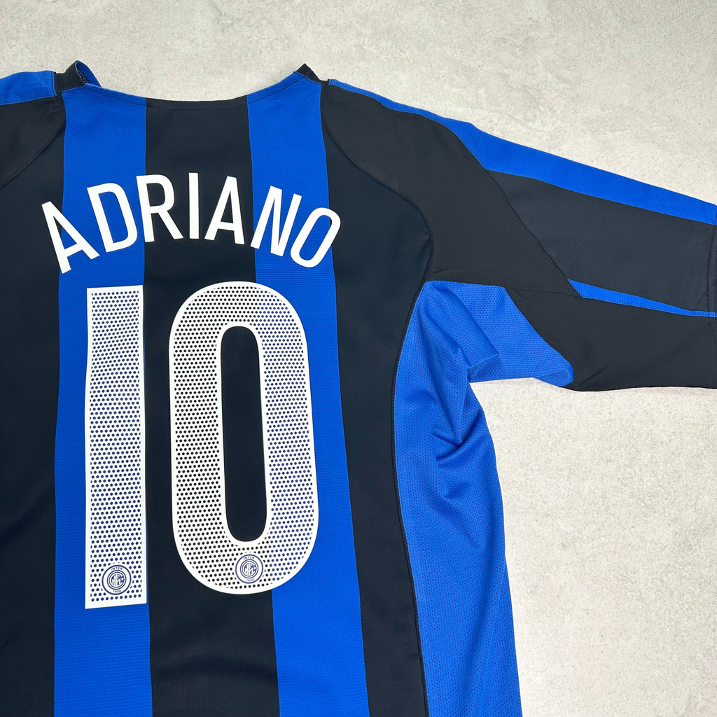 2004/05 Inter Milan Home Shirt Nike Adriano (L)