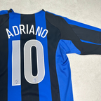 2004/05 Inter Milan Home Shirt Nike Adriano (L)