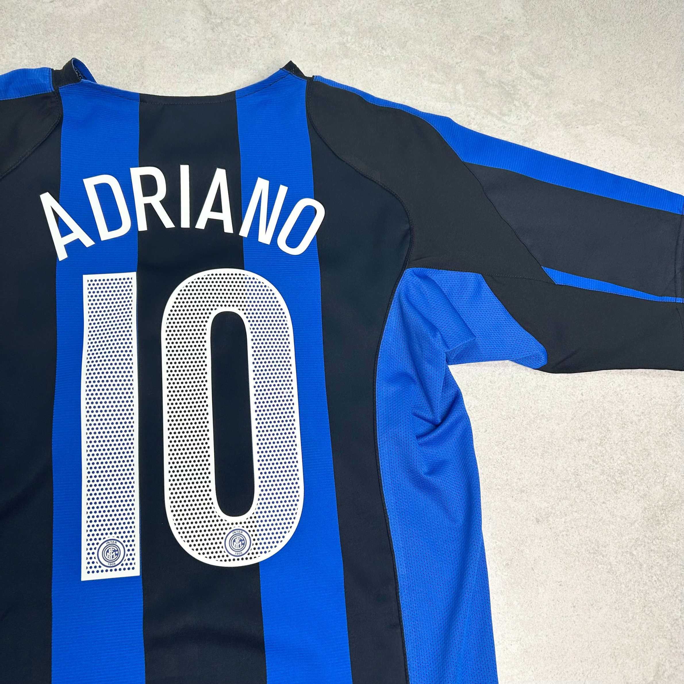 2004/05 Inter Milan Home Shirt Nike Adriano (L)