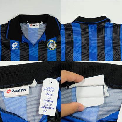 Atalanta Italy Tamoil 1991/1992 Original Home Football Shirt Lotto Medium