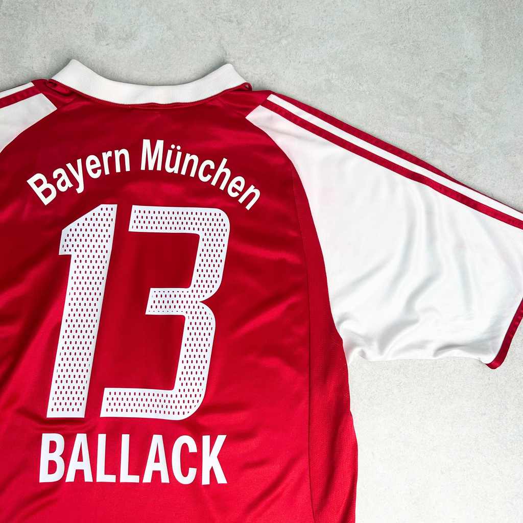 2003/04 Bayern Munich Home Shirt Adidas Ballack (L)