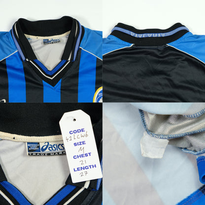 Atalanta Ortobell 2001/2002 Original Home Football Shirt Asics Medium