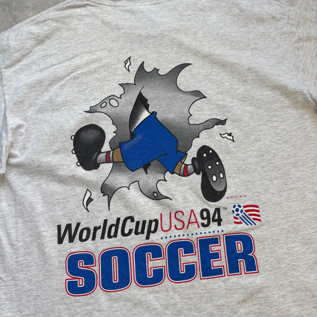 USA Adidas World Cup 1994 Vintage T-Shirt Nutmeg (XXL)