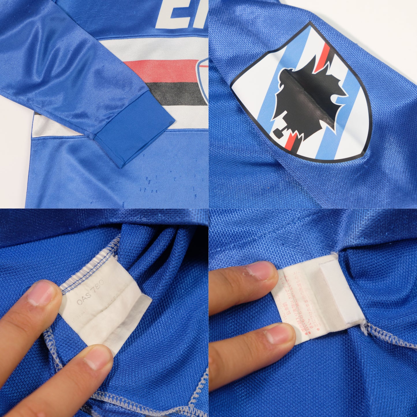 1993/94 Sampdoria Home Shirt Asics (S/M)