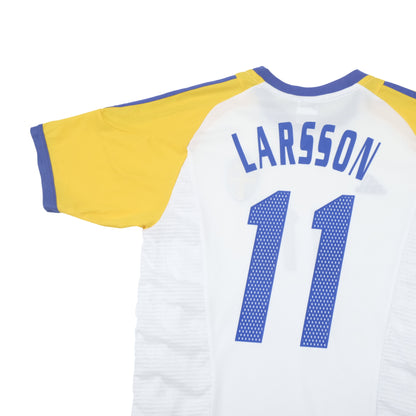 2002/03 Sweden Home Shirt Adidas Larsson (M)