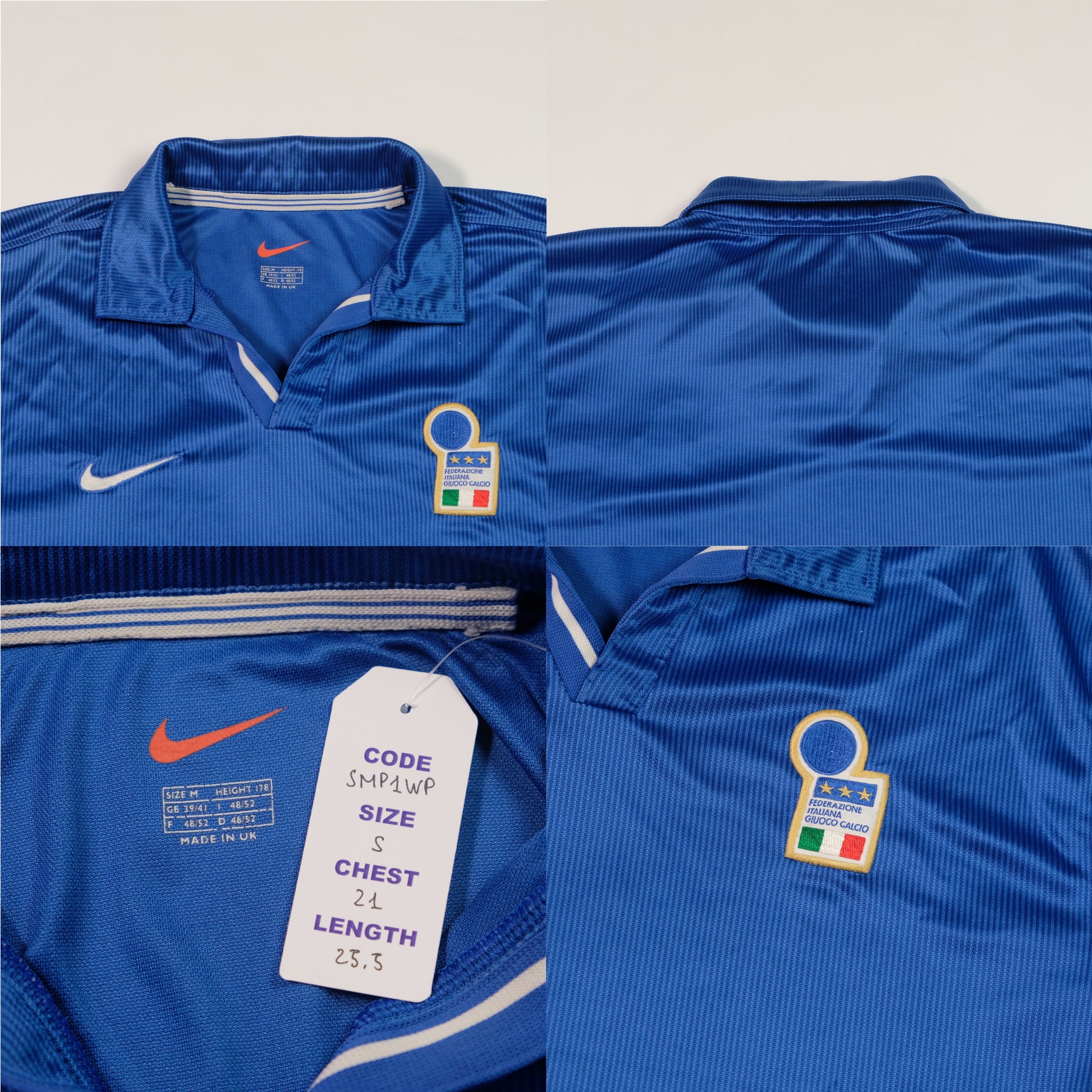1997/98 Italy Home Shirt Nike (S)