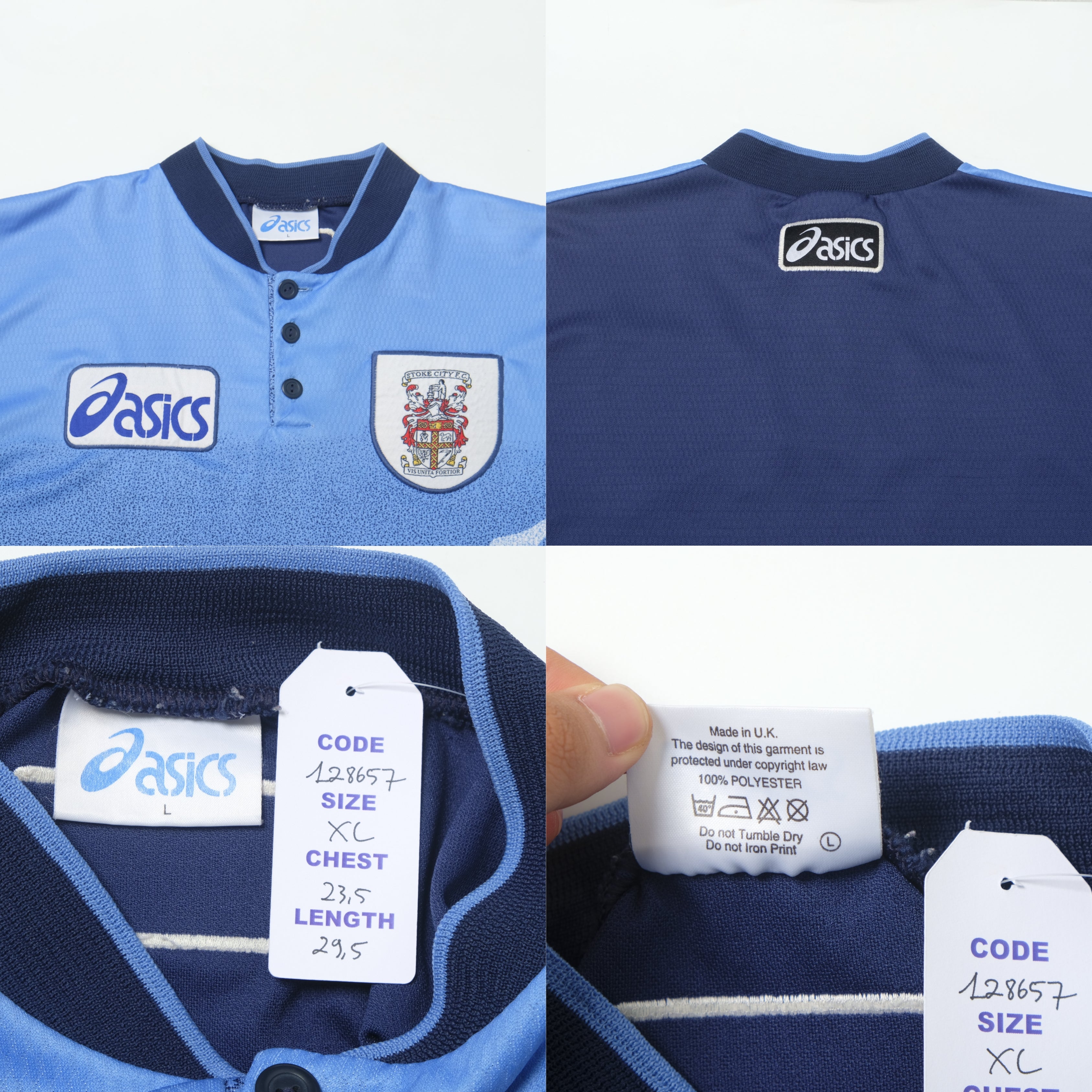 1996/97 Stoke City Away Shirt Asics (XL) – VICE Football Store