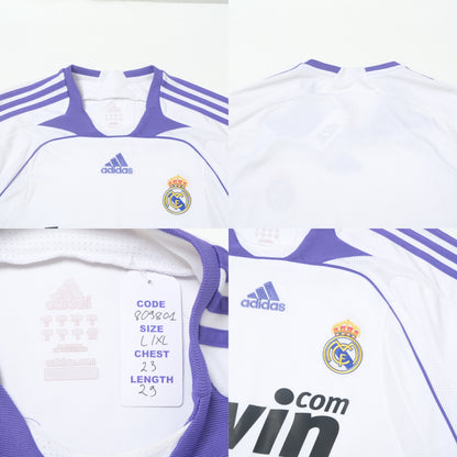 2007/08 Real Madrid Home Shirt Adidas (L)