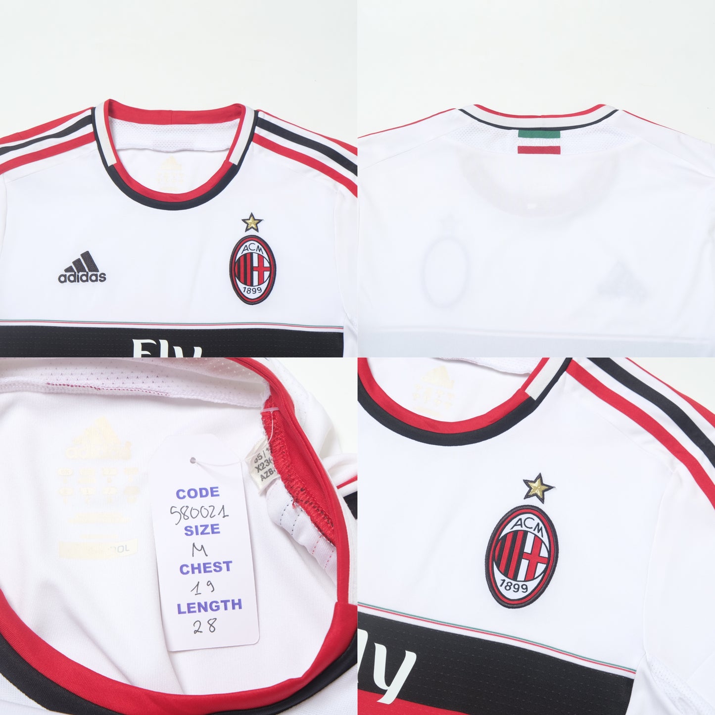 2012/13 AC Milan Away Shirt Adidas (M)