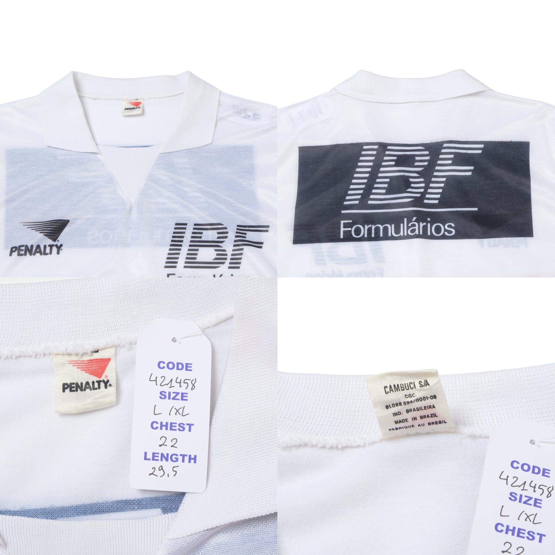1991 Sao Paulo (Brazil) Home Shirt Penalty (L/XL)