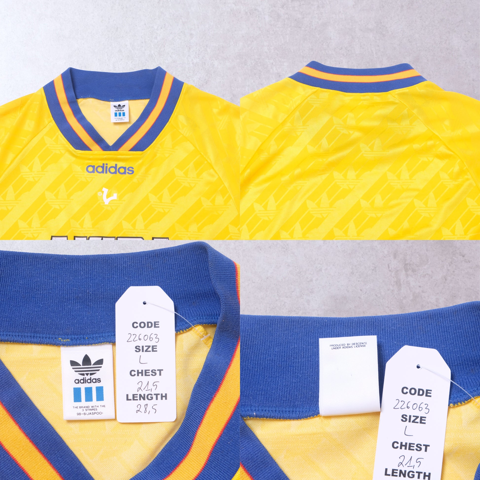 1994 VICE Footbal Store x Akira Custom Football Shirt Adidas (L)