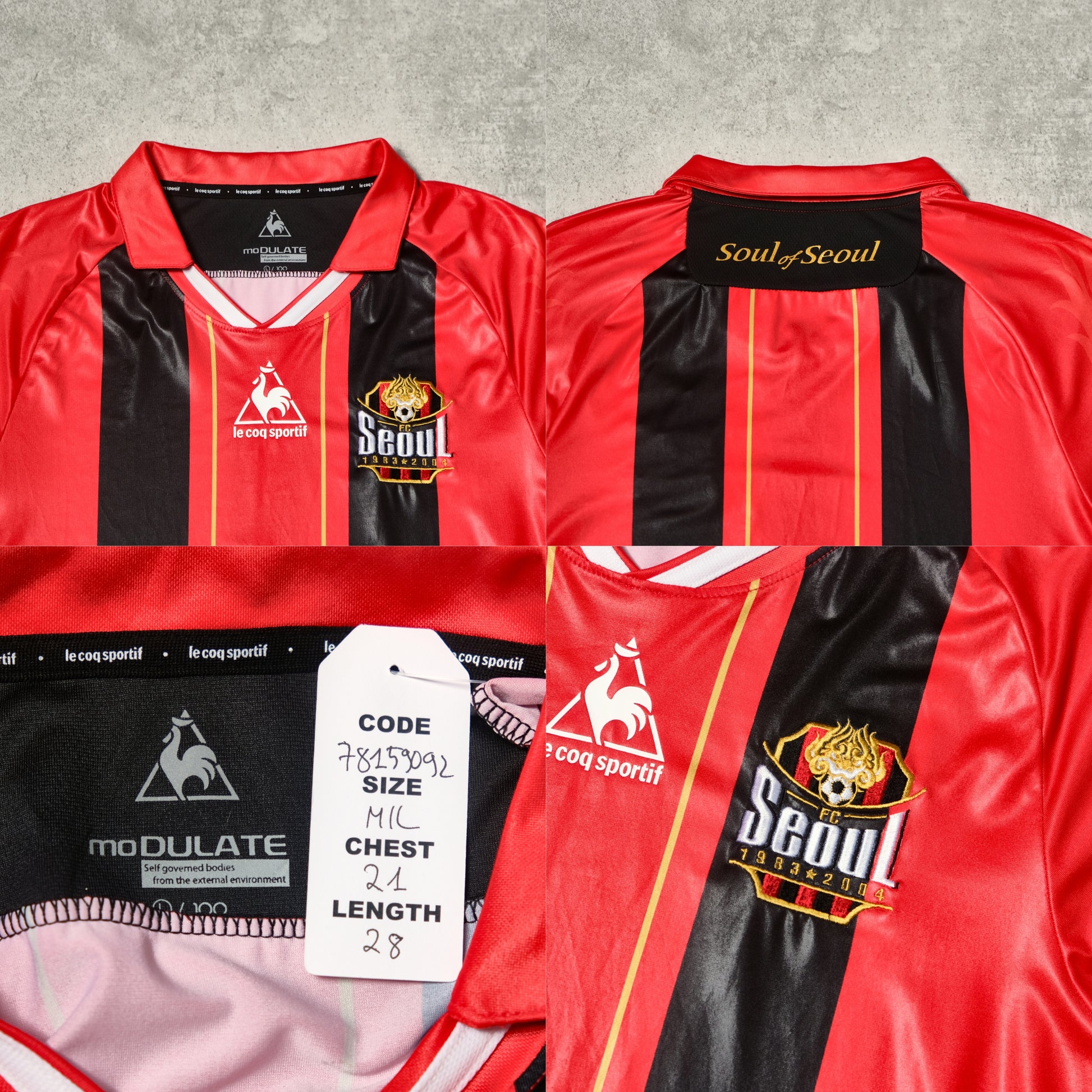 2014/15 FC Seoul Home Shirt K-League Le Coq Sportif (M/L)