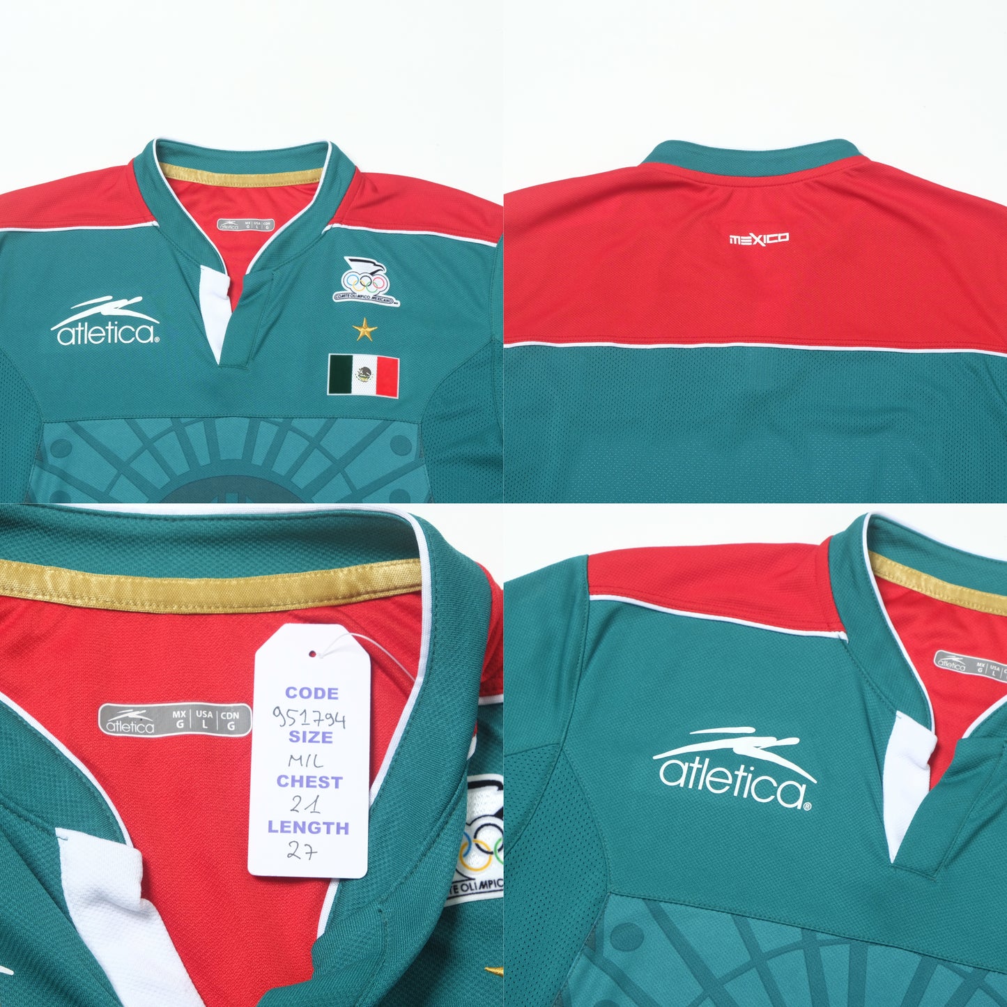 2012 Mexico Home Shirt Atletica (M/L)