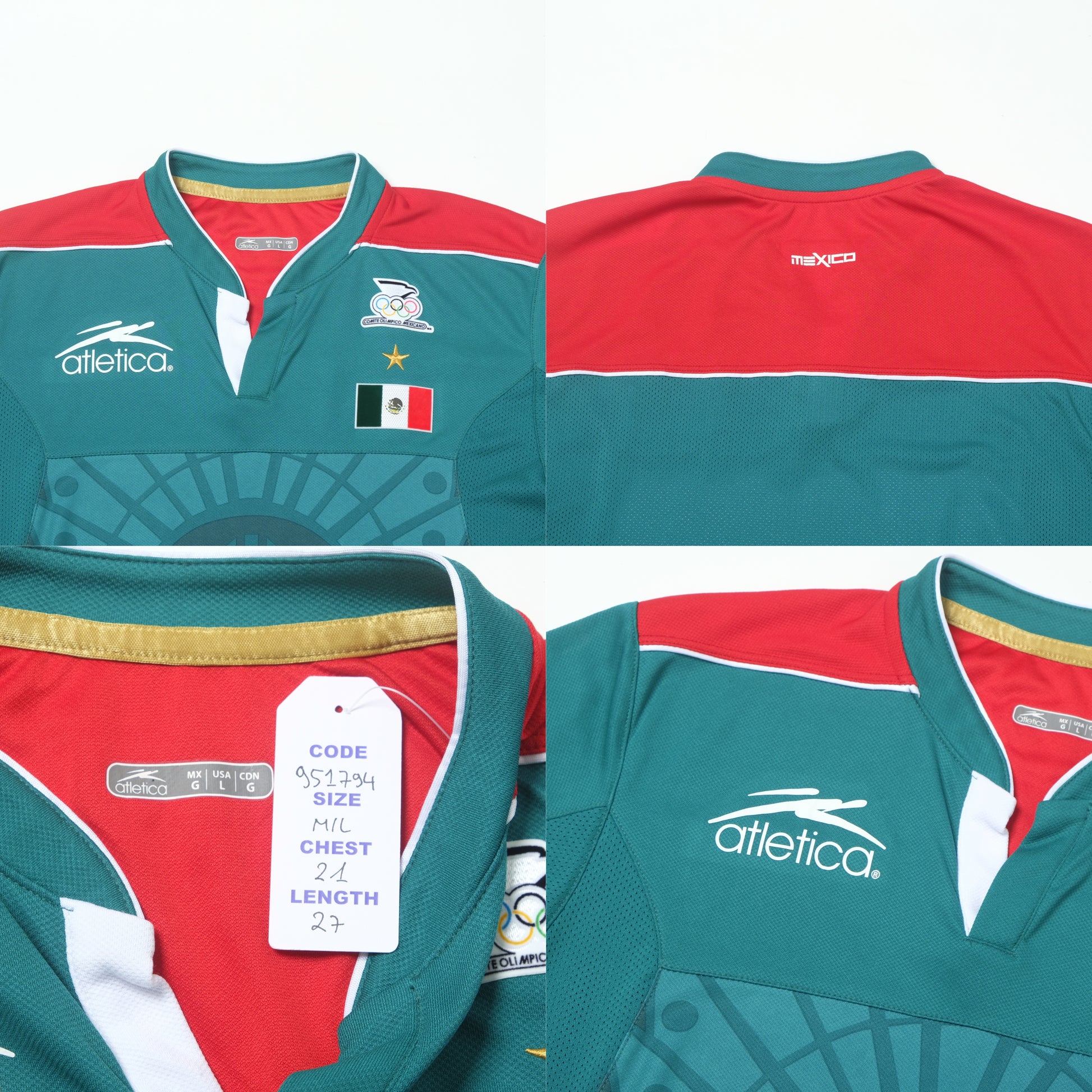 2012 Mexico Home Shirt Atletica (M/L)