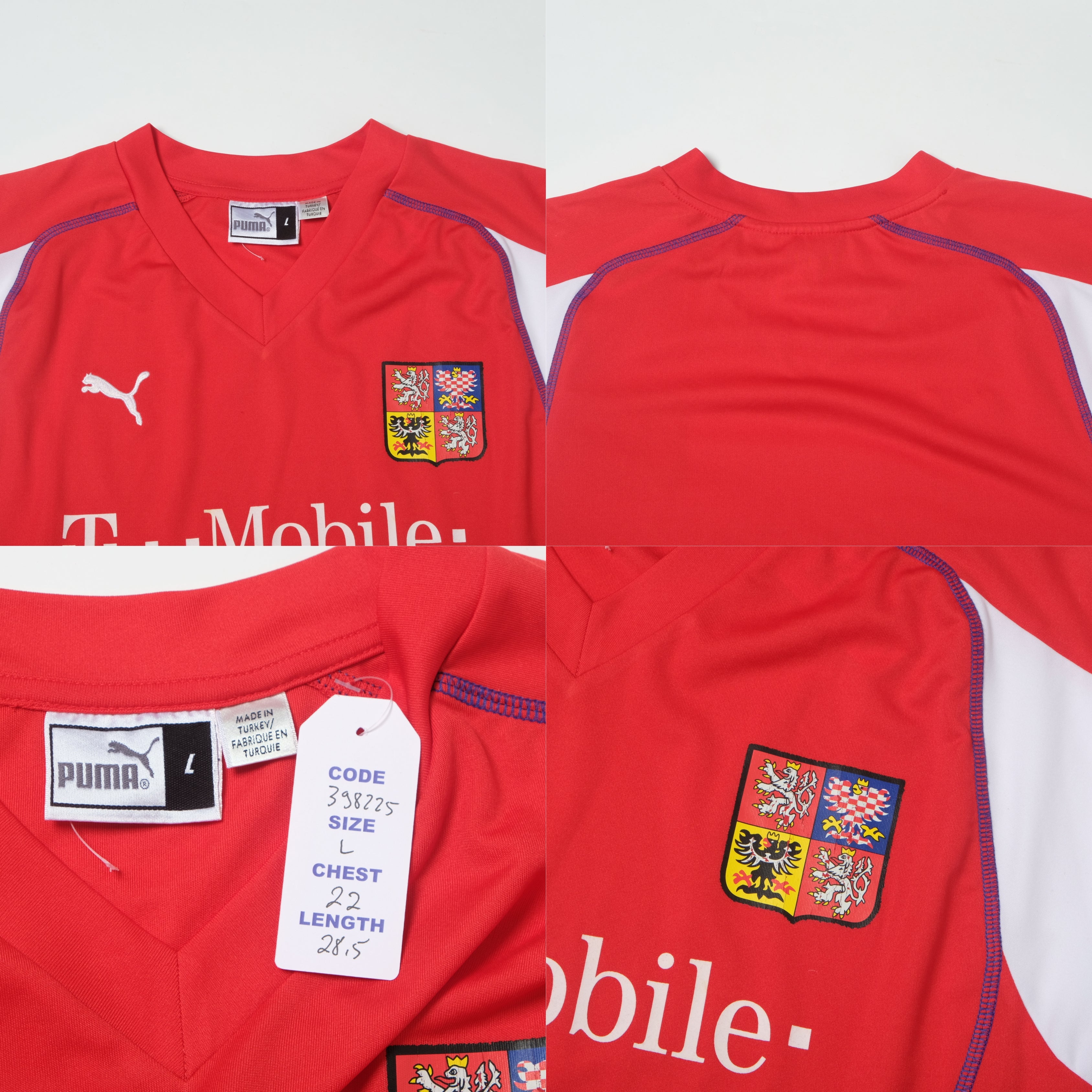 2003/04 Czech Republic Home Shirt Puma (L)