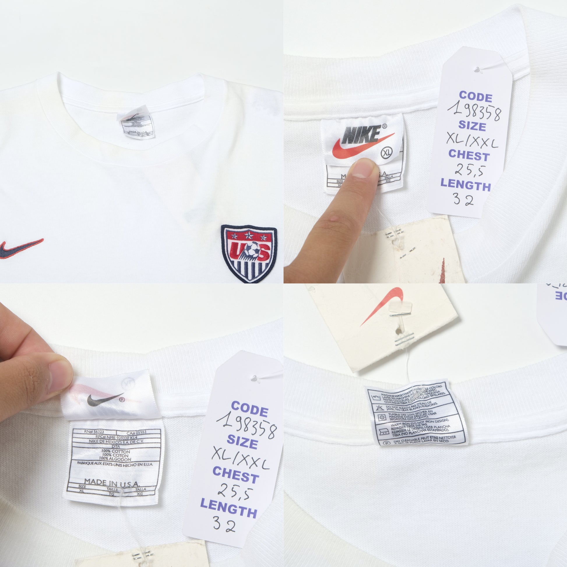 1995/97 USA Training T-Shirt Nike (XL/XXL)
