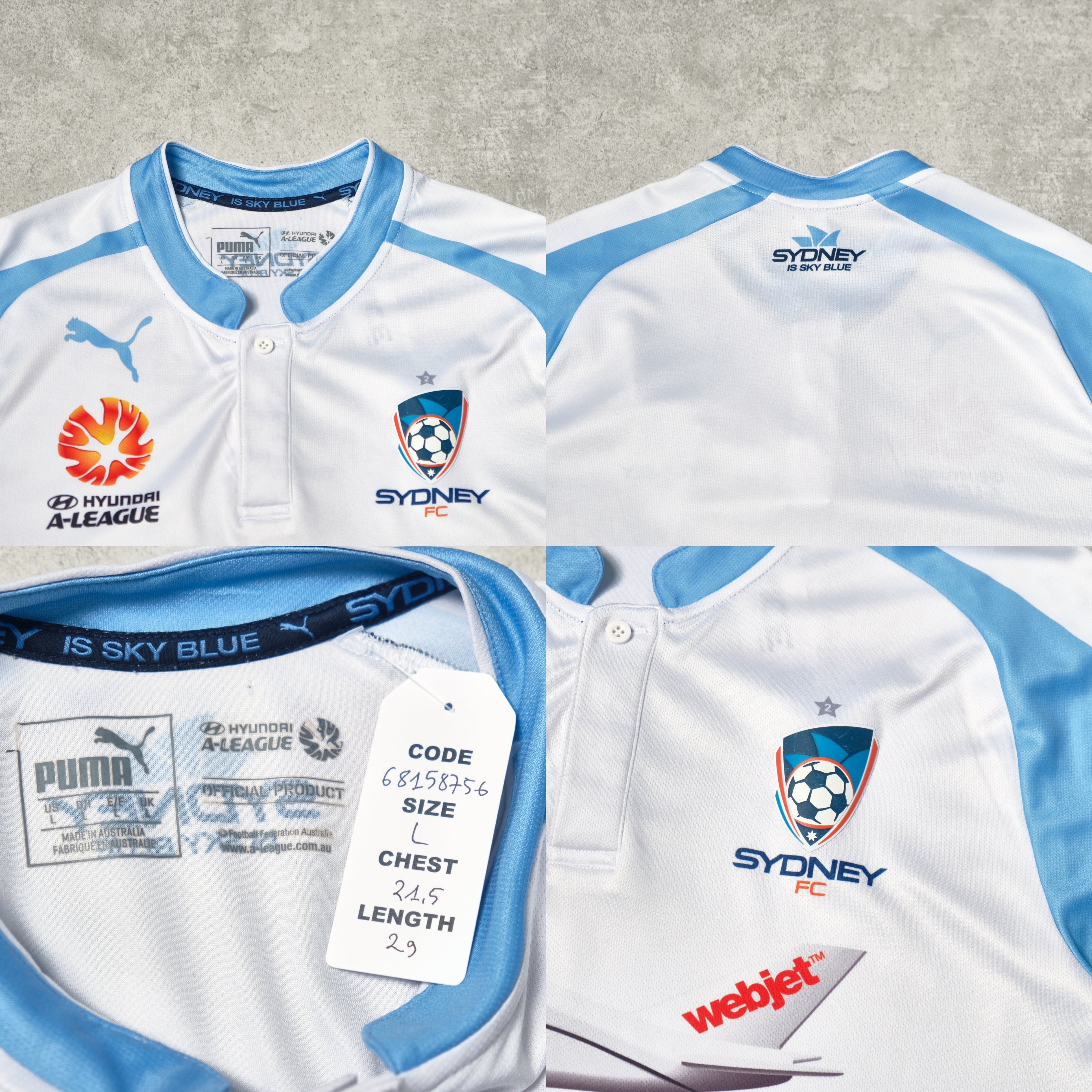 2015/16 Sydney FC Away Shirt Puma (L)
