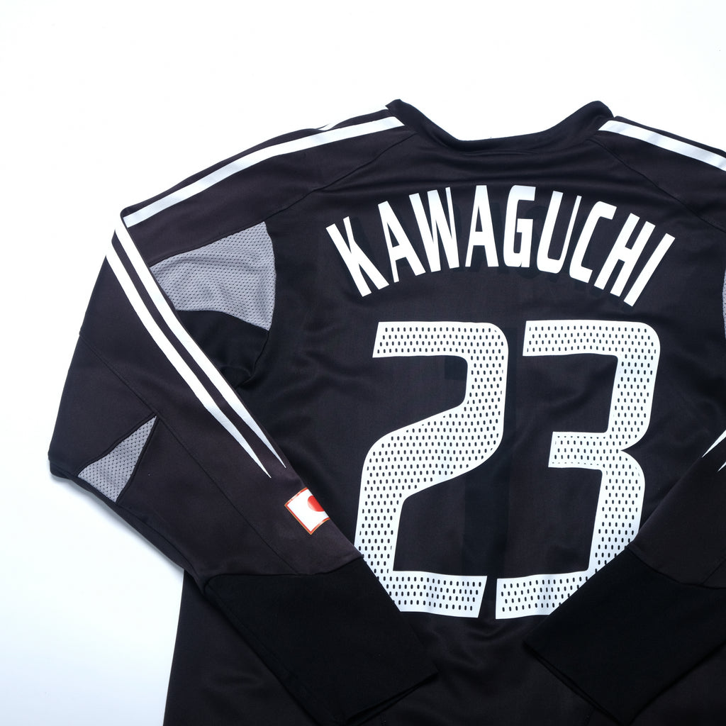 2004/06 Japan Goalkeeper Shirt Adidas Kawaguchi Player Issue (M) 