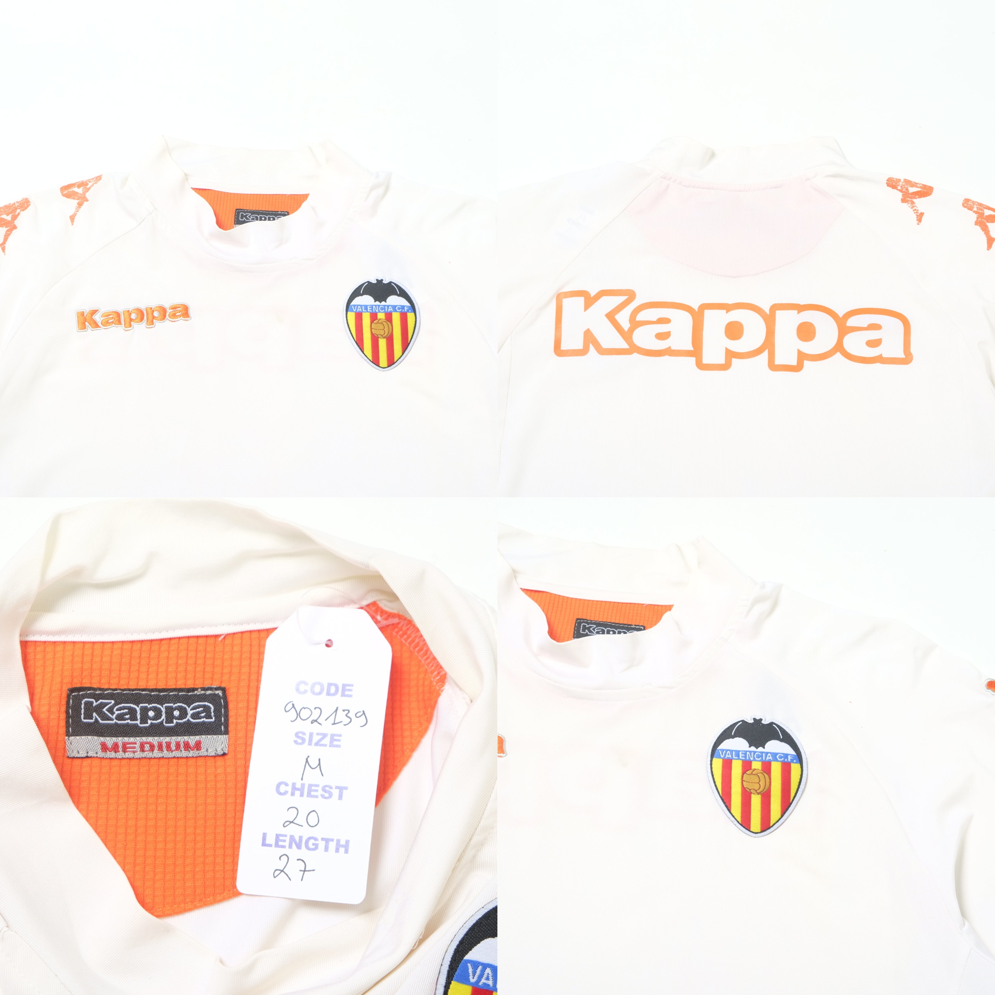 2009/10 Valencia Training Shirt Kappa (M)