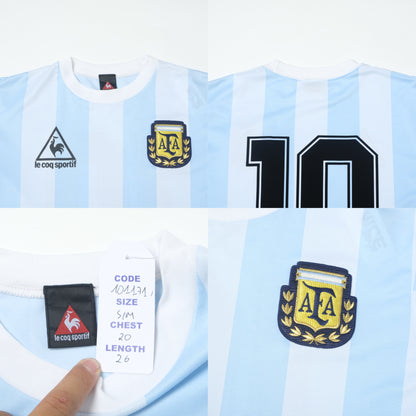1986 Argentina Home Shirt Le Coq Sportif Re-Issue (S/M) 