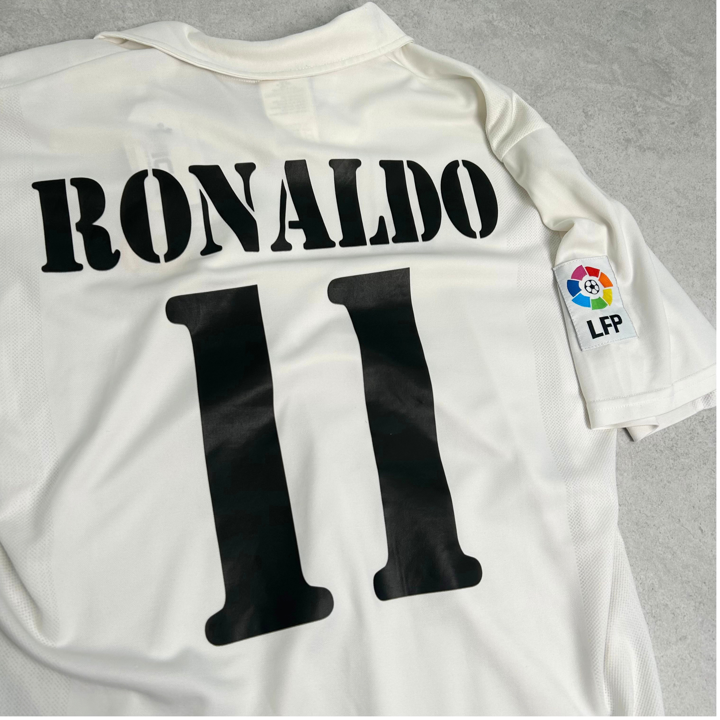 2002/03 Real Madrid Centenary Home Shirt Adidas Ronaldo (M)