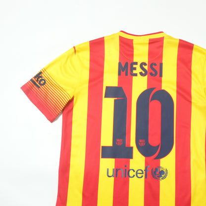 2013/14 Barcelona Away Shirt Messi Nike (M/L)