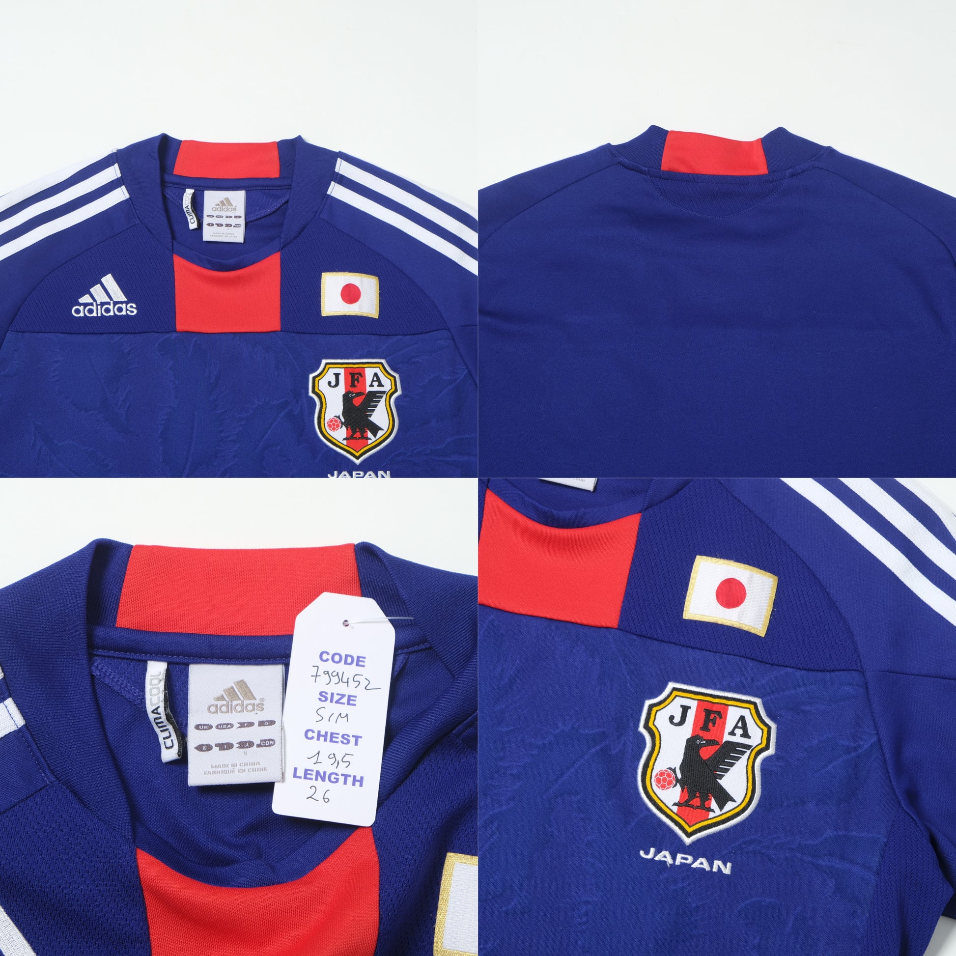  2010 Japan Home Shirt Adidas (S/M)